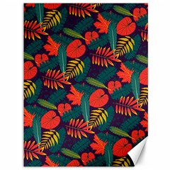 Leaves Pattern Wallpaper Seamless Canvas 36  X 48  by Sudhe