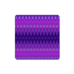 Illustration Purple Abstract Wallpaper Pattern Abstract Square Magnet by Sudhe