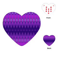 Illustration Purple Abstract Wallpaper Pattern Abstract Playing Cards Single Design (heart)