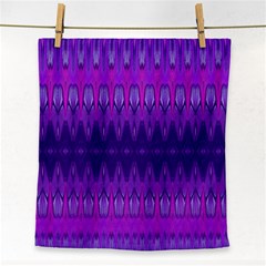 Illustration Purple Abstract Wallpaper Pattern Abstract Face Towel by Sudhe