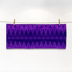 Illustration Purple Abstract Wallpaper Pattern Abstract Hand Towel by Sudhe