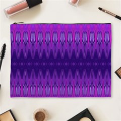 Illustration Purple Abstract Wallpaper Pattern Abstract Cosmetic Bag (xl) by Sudhe