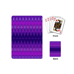 Illustration Purple Abstract Wallpaper Pattern Abstract Playing Cards Single Design (mini)