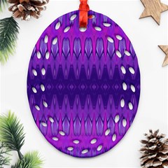 Illustration Purple Abstract Wallpaper Pattern Abstract Oval Filigree Ornament (two Sides)