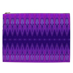 Illustration Purple Abstract Wallpaper Pattern Abstract Cosmetic Bag (xxl) by Sudhe