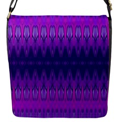 Illustration Purple Abstract Wallpaper Pattern Abstract Flap Closure Messenger Bag (s) by Sudhe