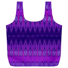 Illustration Purple Abstract Wallpaper Pattern Abstract Full Print Recycle Bag (xl) by Sudhe