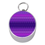 Illustration Purple Abstract Wallpaper Pattern Abstract Mini Silver Compasses Front