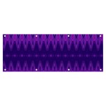 Illustration Purple Abstract Wallpaper Pattern Abstract Banner and Sign 8  x 3  Front