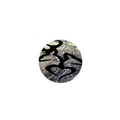 Black Love Browning Deer Camo 1  Mini Magnets