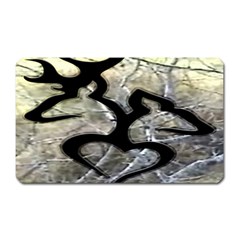 Black Love Browning Deer Camo Magnet (rectangular)