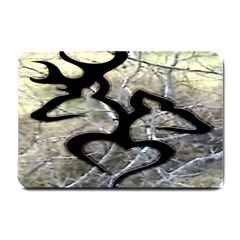 Black Love Browning Deer Camo Small Doormat 