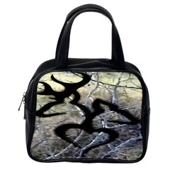 Black Love Browning Deer Camo Classic Handbag (one Side) by Jancukart