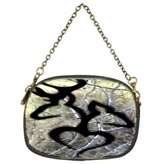 Black Love Browning Deer Camo Chain Purse (one Side)