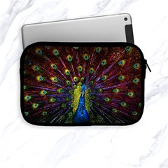 Beautiful Peacock Feather Apple Ipad Mini Zipper Cases by Jancukart