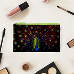 Beautiful Peacock Feather Cosmetic Bag (XS) Front