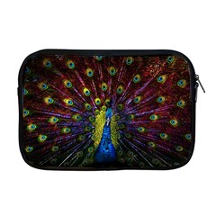 Beautiful Peacock Feather Apple Macbook Pro 17  Zipper Case