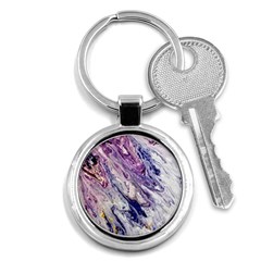 Marble Pattern Texture Key Chain (round)