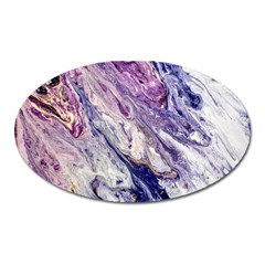 Marble Pattern Texture Oval Magnet