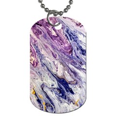 Marble Pattern Texture Dog Tag (two Sides)