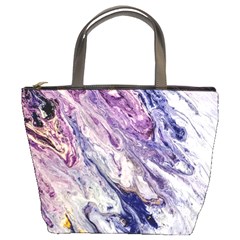 Marble Pattern Texture Bucket Bag