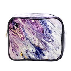 Marble Pattern Texture Mini Toiletries Bag (one Side)