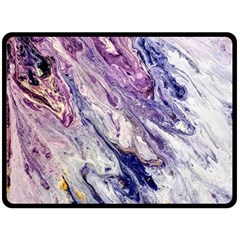 Marble Pattern Texture Fleece Blanket (large) 