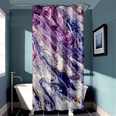 Marble Pattern Texture Shower Curtain 36  X 72  (stall) 