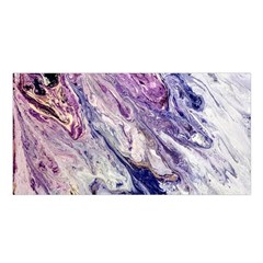 Marble Pattern Texture Satin Shawl 45  X 80 