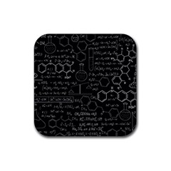 Medical Biology Detail Medicine Psychedelic Science Abstract Abstraction Chemistry Genetics Rubber Coaster (Square)