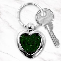 Board Conductors Circuits Key Chain (heart) by Jancukart