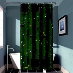 Board Conductors Circuits Shower Curtain 36  X 72  (stall) 