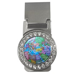 Globe World Map Maps Europe Money Clips (cz) 