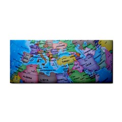 Globe World Map Maps Europe Hand Towel by Jancukart