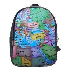 Globe World Map Maps Europe School Bag (large) by Jancukart