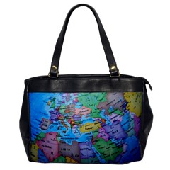 Globe World Map Maps Europe Oversize Office Handbag by Jancukart