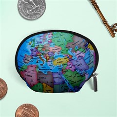 Globe World Map Maps Europe Accessory Pouch (small) by Jancukart