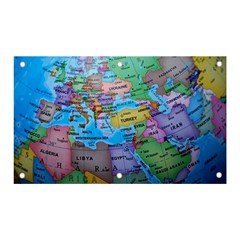 Globe World Map Maps Europe Banner And Sign 5  X 3 