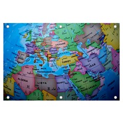 Globe World Map Maps Europe Banner And Sign 6  X 4 