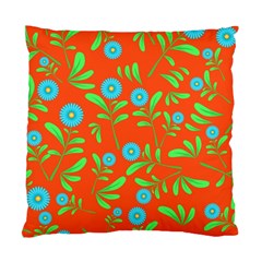 Background-texture-seamless-flowers Standard Cushion Case (one Side)