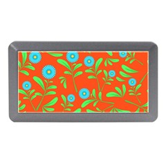 Background-texture-seamless-flowers Memory Card Reader (mini)