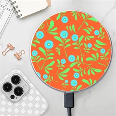 Background-texture-seamless-flowers Wireless Charger