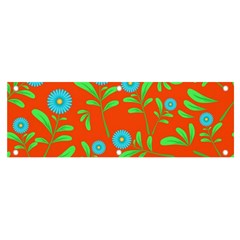 Background-texture-seamless-flowers Banner And Sign 6  X 2 