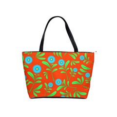 Background-texture-seamless-flowers Classic Shoulder Handbag