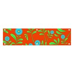 Background-texture-seamless-flowers Banner and Sign 4  x 1  Front