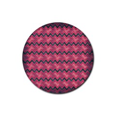 Background-pattern-structure Rubber Coaster (round)