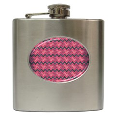 Background-pattern-structure Hip Flask (6 Oz)