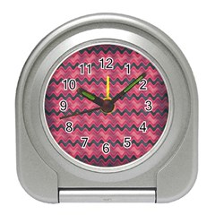 Background-pattern-structure Travel Alarm Clock