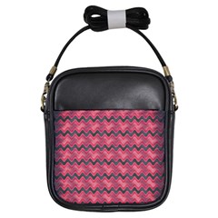 Background-pattern-structure Girls Sling Bag