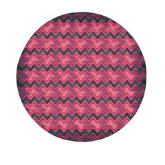 Background-pattern-structure Mini Round Pill Box by Jancukart